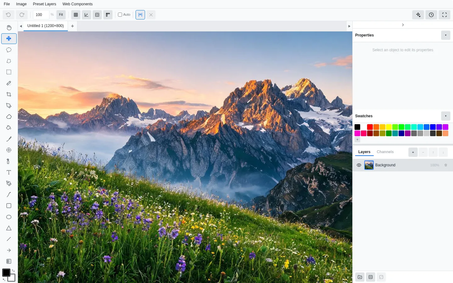 Image & Banner Editor — Desktop