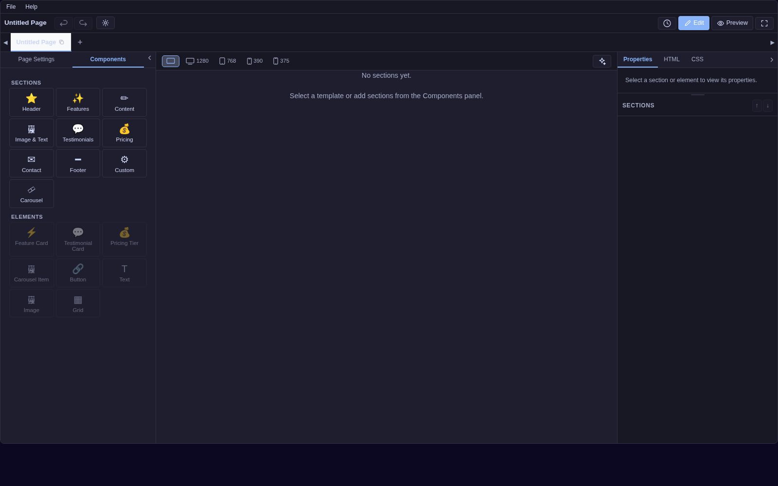 IsabyteLandingPage — the embedded landing-page builder